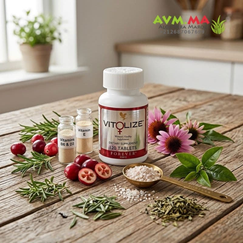 مكونات vitolize femme ودورها