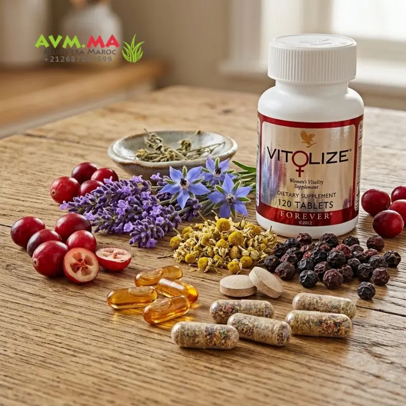 مكونات فيتوليز للنساء vitolize femme الطبيعية